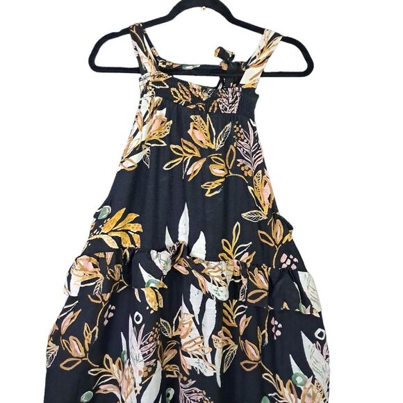 Free People Black Floral Maxi Dress - Picture 4 of 12